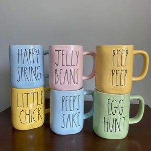 Rae Dunn Easter Mug Set